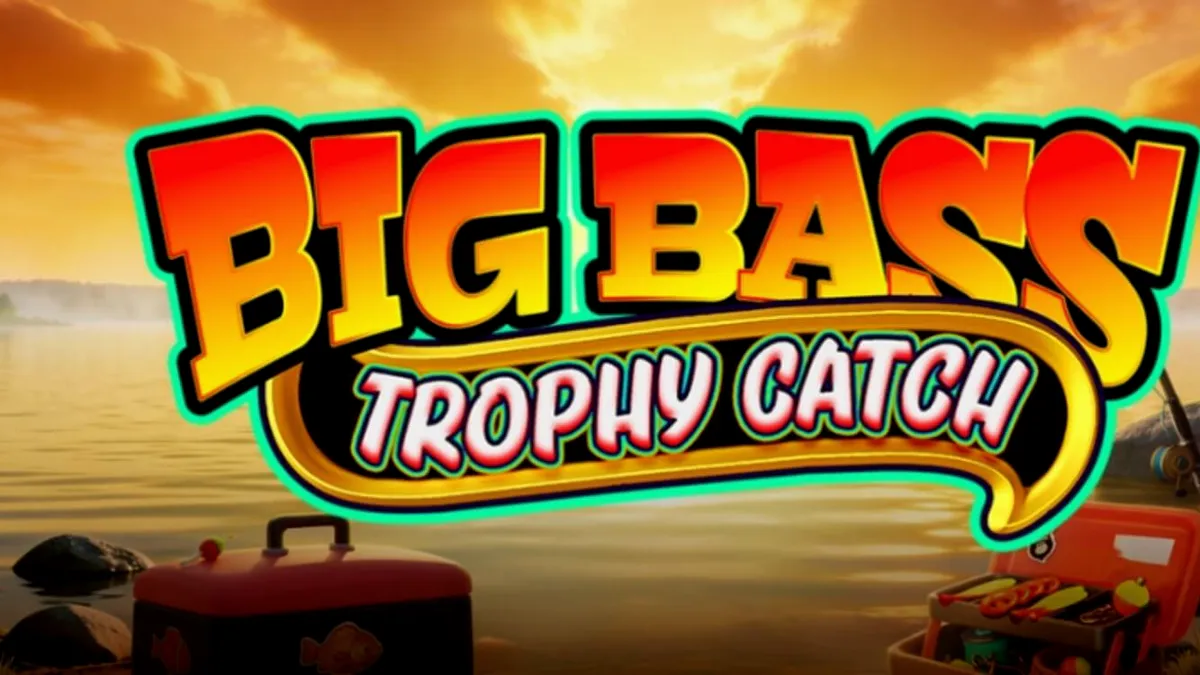 Tampilan visual slot Big Bass Trophy Catch dengan tema memancing klasik.